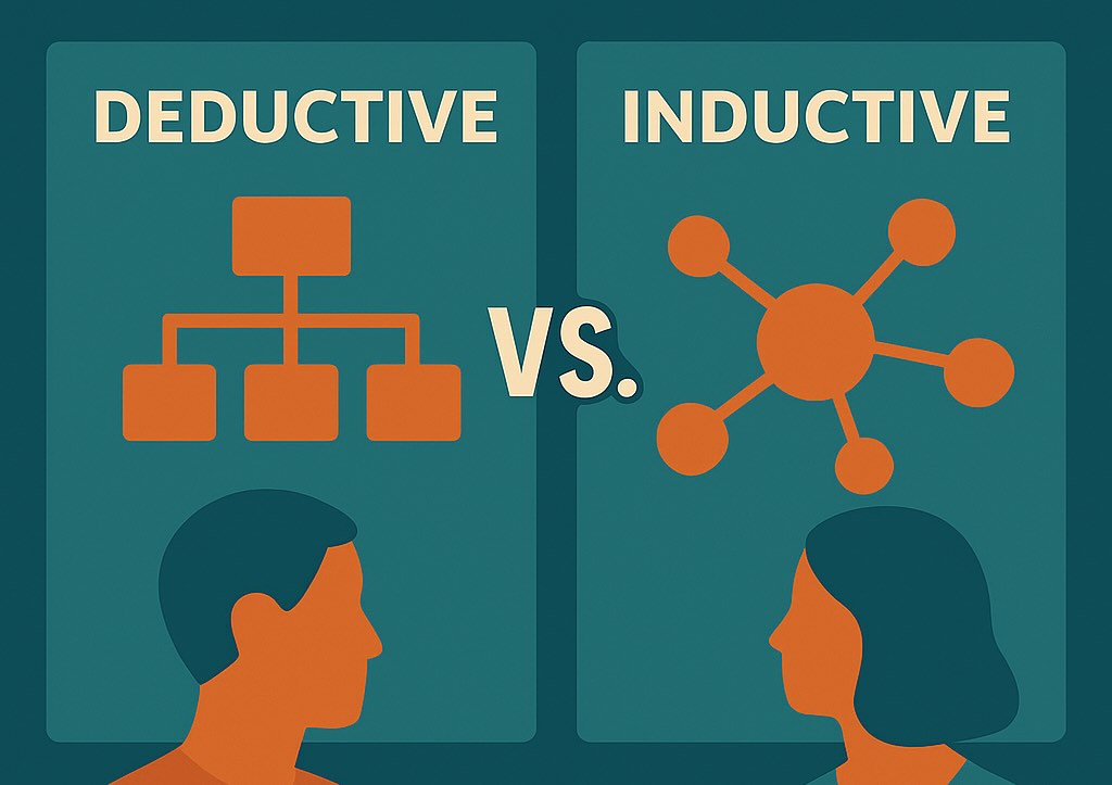 Deductive vs. Inductive Theming: Choosing the Right Analysis Approach for Your Consultation Data
